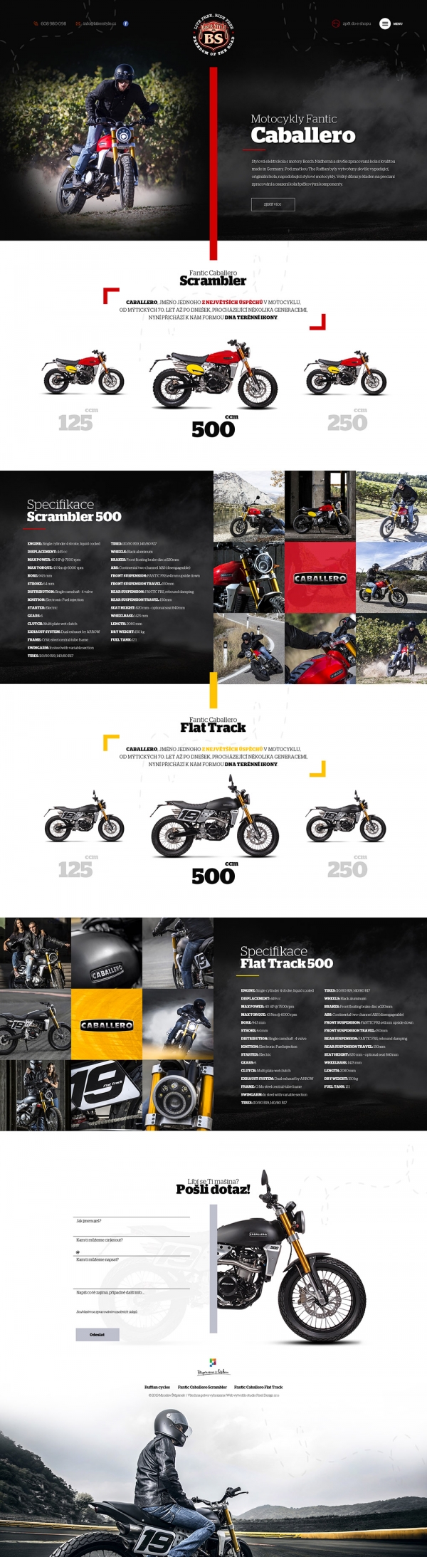 Stylové stroje si zaslouží stylový web!