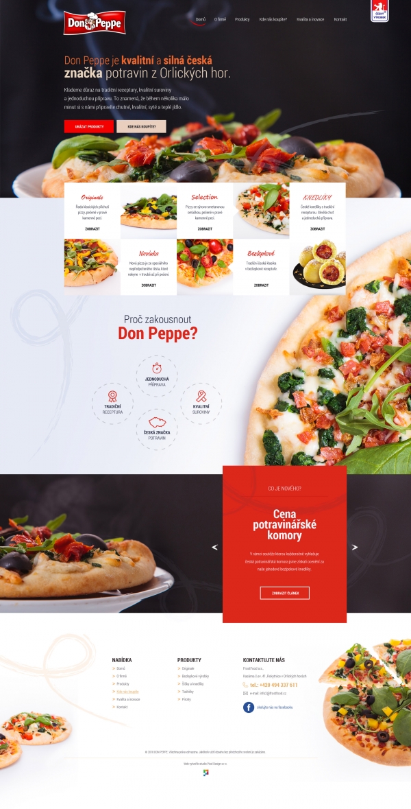 Grafika k nakousnutí pro Don Peppe