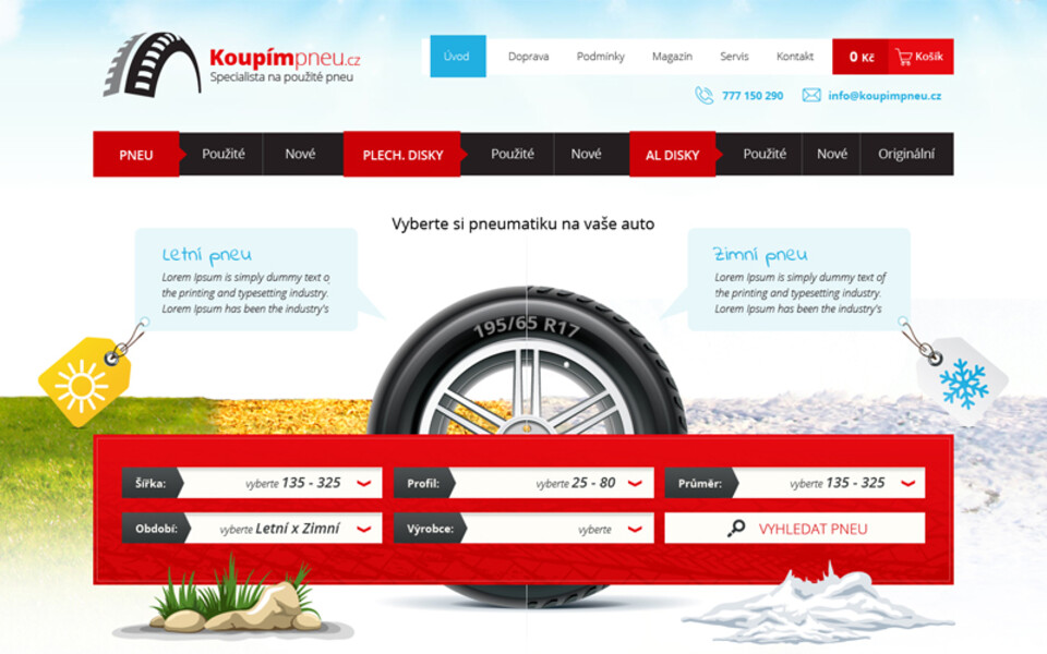 Koupímpneu.cz - prodejce pneumatik