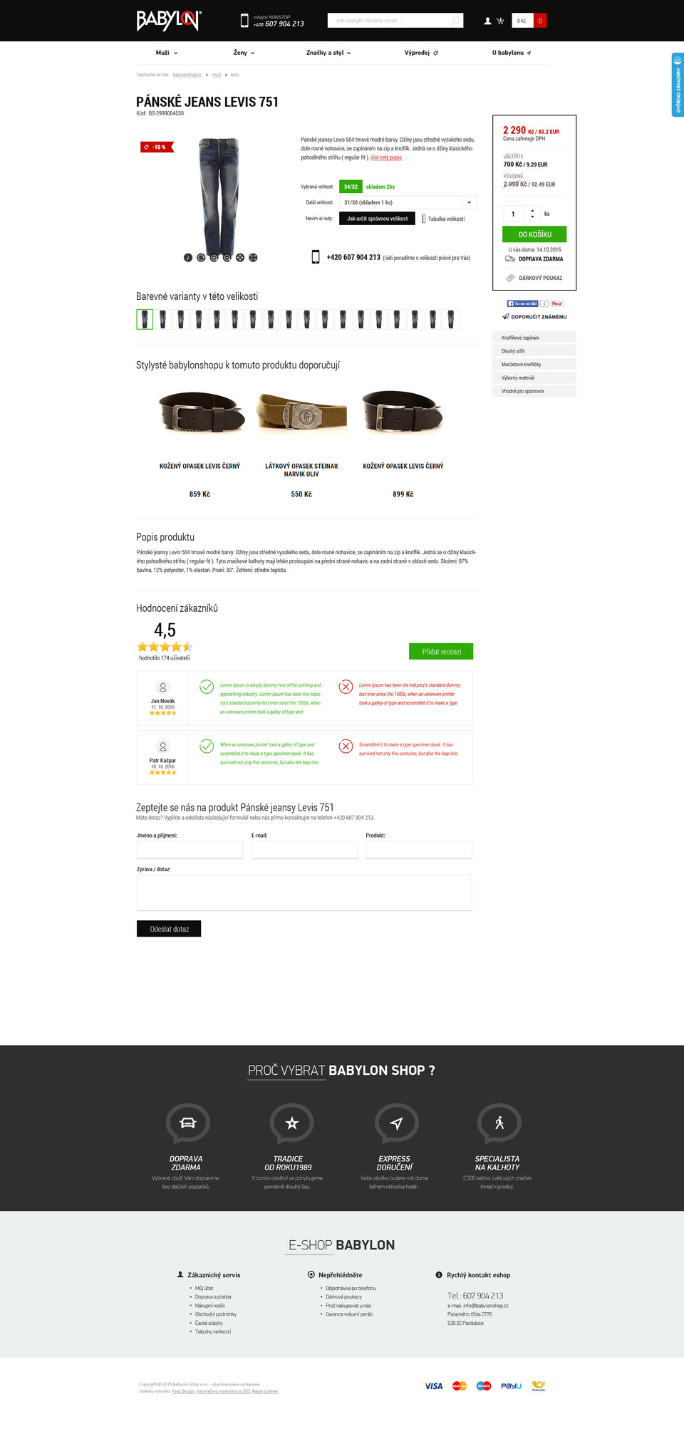 Babylonshop - Specialista na kalhoty