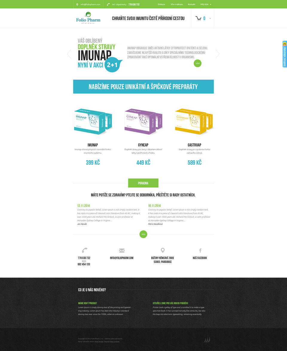FolioPharm - posilte svoji imunitu