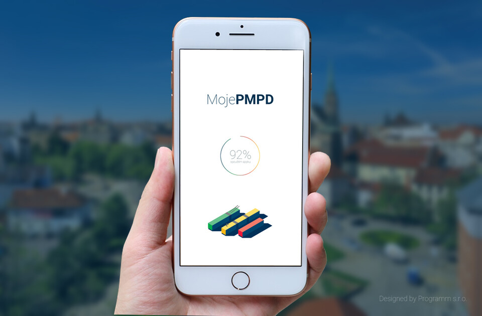 Grafika mobilní aplikace pro město Plzeň